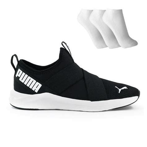 Tênis Puma Slip On Prowl Bdp 3 Pares De Meia Feminino Centauro