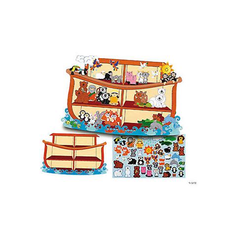 Oriental Trading Customer Reviews Giant Noah﻿’s Ark Sticker Scenes 12 Pc