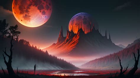 Bloodmoon Wallpaper by TUNHA on DeviantArt