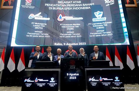 Resmi Melantai Di Bursa IPO MUTU Oversubscribed 252 Kali Mimir