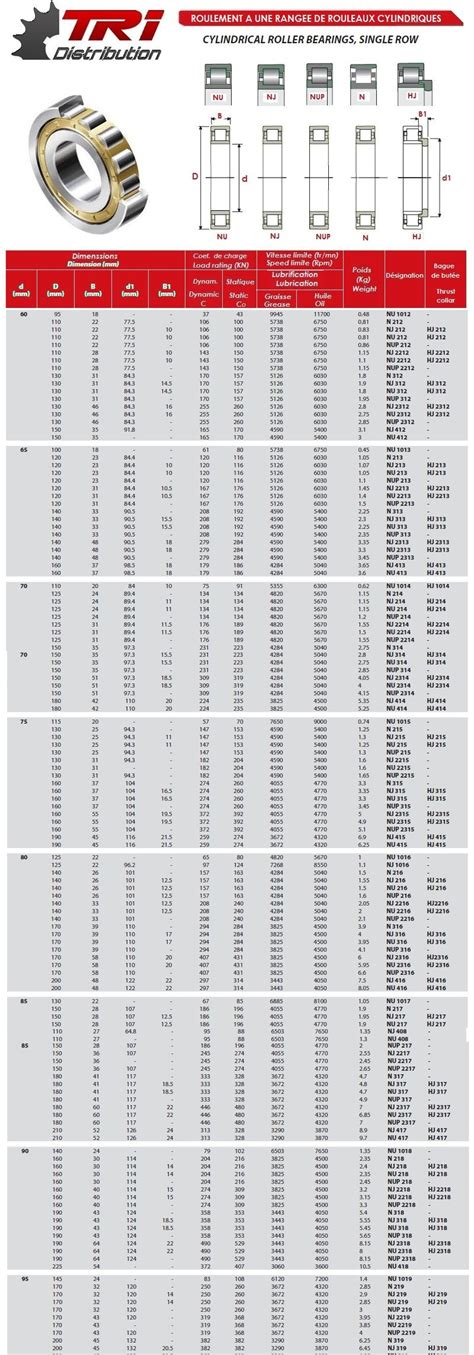 Roulements A Rouleaux Cylindriqu E Serie Nup Nup Nup