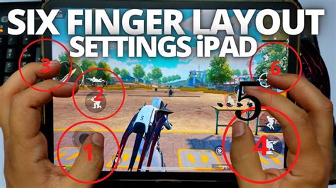 Six Finger Layout Setting With Gyro Ipad Pro Finger Claw