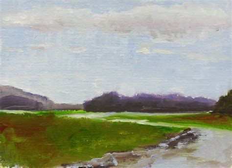 The Vision Of Fine Art Eben Creek Essex Ma 6x8 Oil