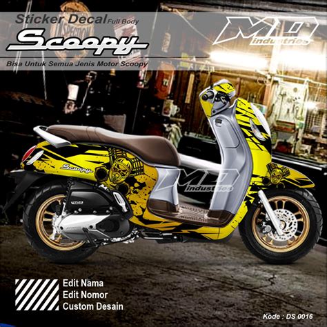 Jual Decal Sticker Scoopy Fi Scoopy Karbu Scoopy Esp Scoopy Led