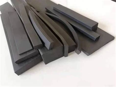 Black Extruded Rubber Profile For Window Packaging Type Polybag At