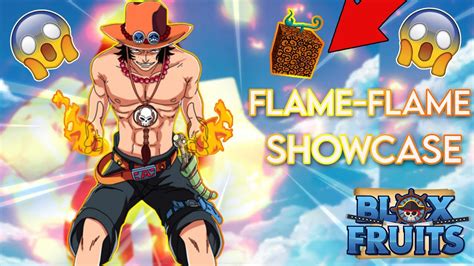 Roblox Blox Fruits Showcase Of The Flame Flame Devil Fruit On Blox