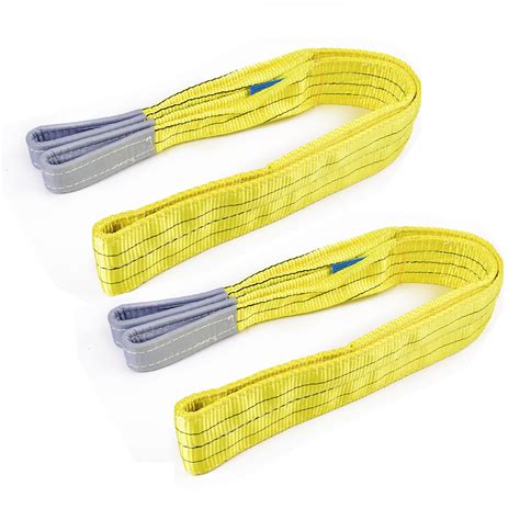 3 Ton 3M Or OEM Length 90MM Width Polyester 3T Webbing Lifting Sling