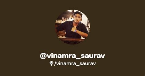 Vinamra Saurav Twitter Instagram Linktree