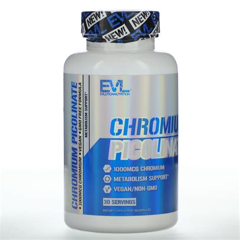 Отзывы Пиколинат хрома, 1000 мкг, 30 капсул, как принимать, где купить