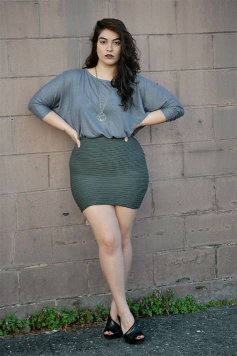 Tips De Moda Para Mujeres De Piernas Gorditas Curvy Outfits Curvy