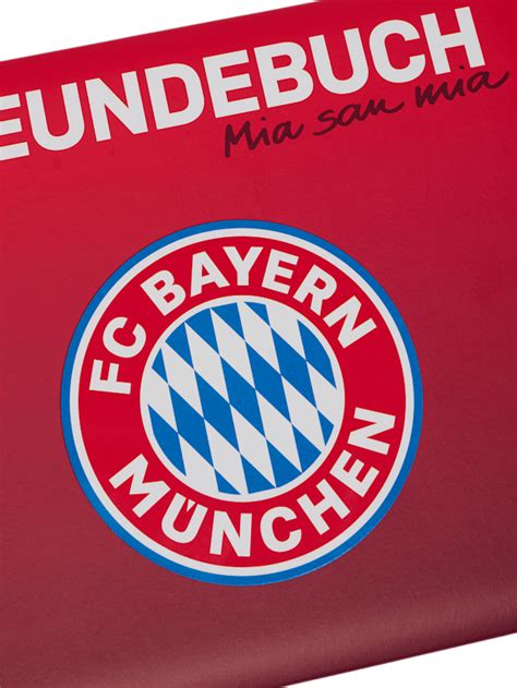 Freundebuch Mia San Mia Offizieller Fc Bayern Store