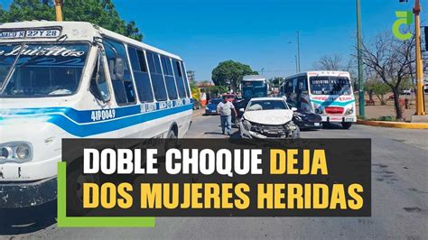 Doble Choque Deja Dos Mujeres Heridas