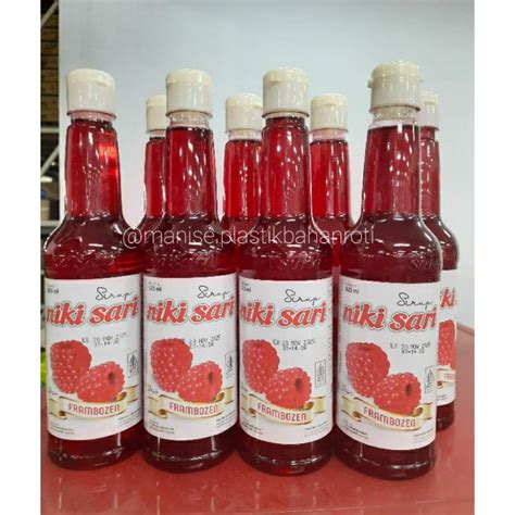 Jual Sirup Niki Sari Rasa Frambozen Botol 625ml Shopee Indonesia