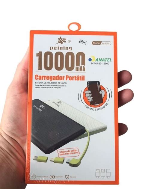 Portatil Super Carregador R Pido Peining Wup Port Til Turbo Powr