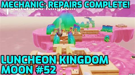 Super Mario Odyssey Luncheon Kingdom Moon 52 Mechanic Repairs