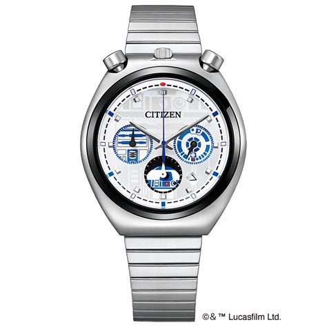 Citizen AN3666 51A Tsuno Chrono Star Wars R2 D2 Chronograph Watch