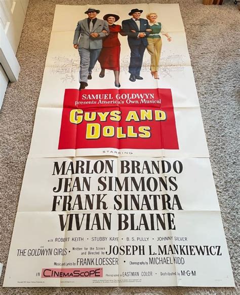 Guys and Dolls (1955) – Original Three Sheet Movie Poster - Hollywood ...