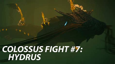 4K Shadow Of The Colossus PS4 Colossus 7 Hydrus Fight YouTube