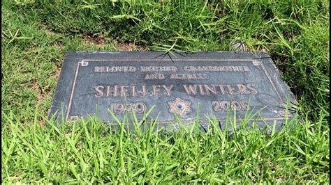 Shelley Winters Grave Visit For Her Birthday Youtube