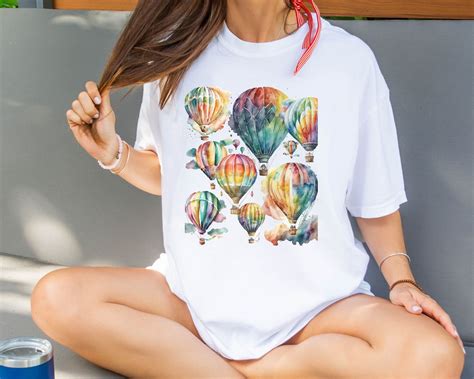 Hot Air Balloon Shirt Balloon Festival Tee Adventure Time Shirt Watercolor Hot Air Balloon