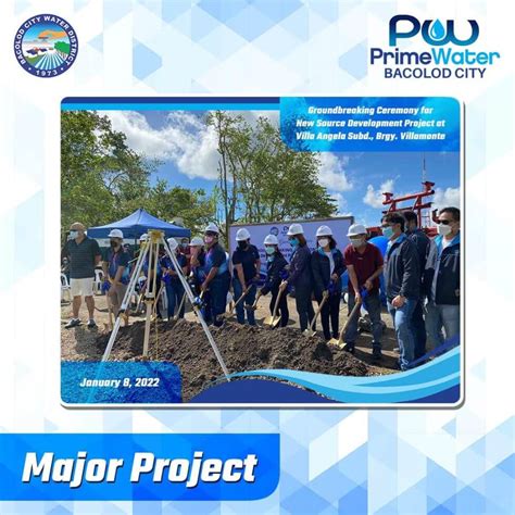 Groundbreaking Ceremony Of Primewater Bacolod And Bacolod City Water