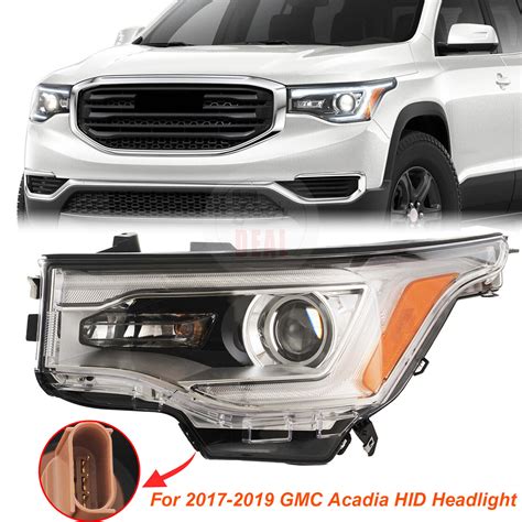 For Gmc Acadia Xenon Hid Headlight Headlamp W Led Drl Driver