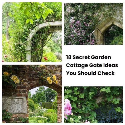 18 Secret Garden Cottage Gate Ideas You Should Check | SharonSable