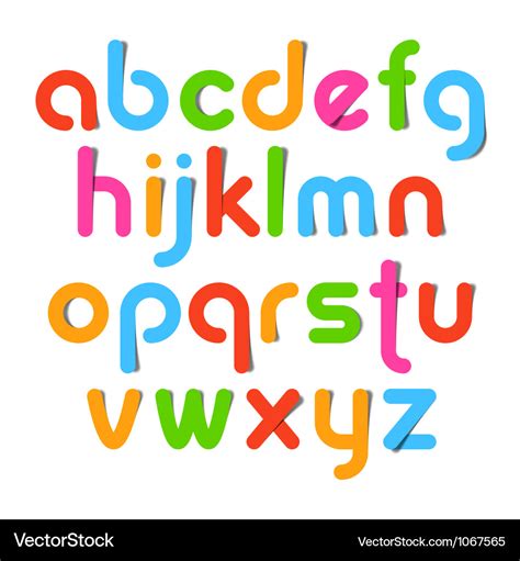 alphabet letters royalty  vector image vectorstock