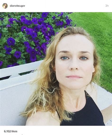 Diane Kruger Bends Over In Nearly Nude Bathroom Snap