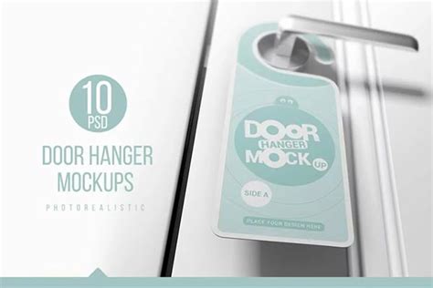 32+ Door Hanger Mockups | Download For PSD Mockups