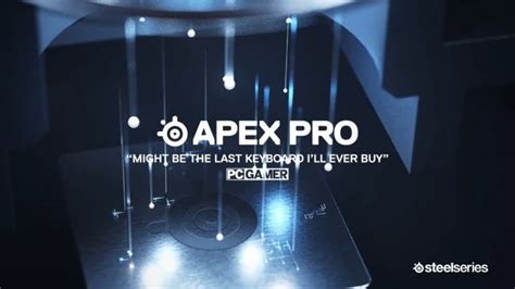 SteelSeries Apex Pro RGB Omnipoint Mechanical Gaming Keyboard Wired USB ...