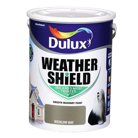 Dulux Weathershield Masonry Paint 5 Litre Wicklow Way 5269927