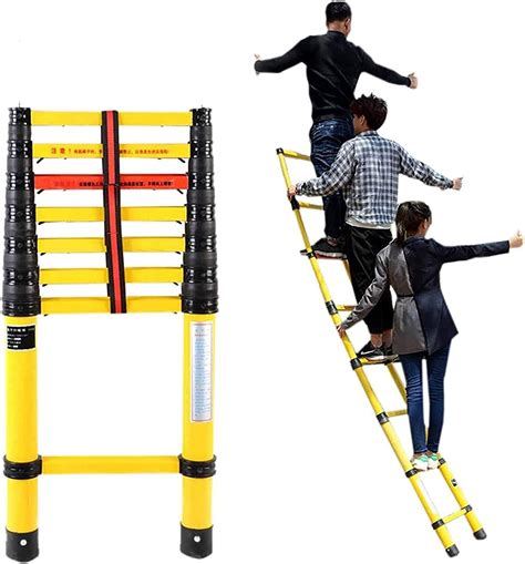 Fiberglass Telescoping Ladder Heavy Duty Folding Ladders Laod Kg