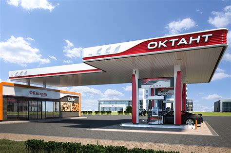 Future Design Of Filling Stations Oktant 2020 On Behance 3 Bedroom