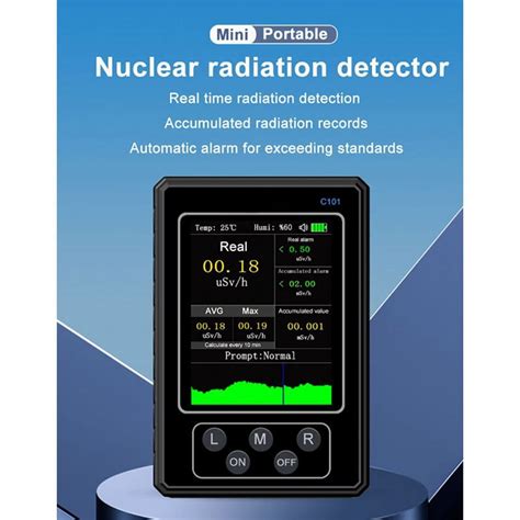 Geiger Counter Nuclear Radiation Detector Handheld Dosimeter β Y X Ray