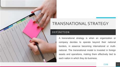 Transnational Strategy A Study And Examples Ppt Free Download