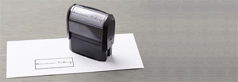 Custom Signature Stamps Vistaprint