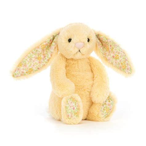 Jellycat Bashful Blossom Lemon Bunny Small Theparsleypot