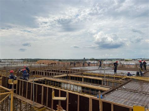 Montagem Da Laje O Setor Obra Hospital Regional Do Araguaia