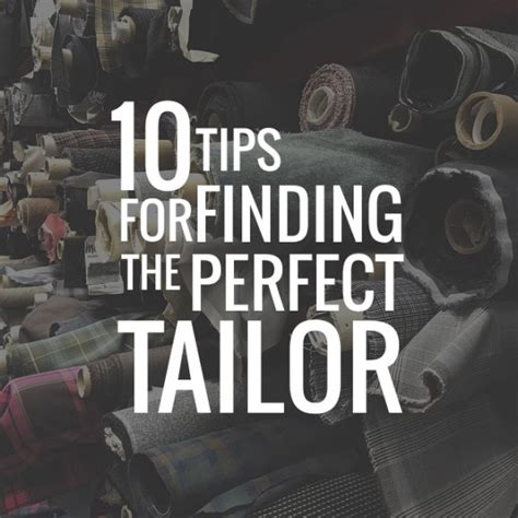 10 Tips For Finding Your Perfect Tailor Alterations Needed