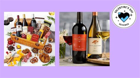 Best wine gift baskets for Valentine's Day - Reds, whites and rosés