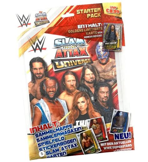 Topps Wwe Slam Attax Universe Starterpack Stickerpoint