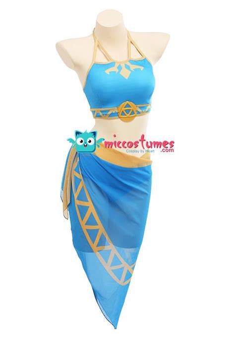 Princess Zelda Costume Swimsuits The Legend Of Zelda Cosplay Bathing Suit Bikini Sets Outfit For