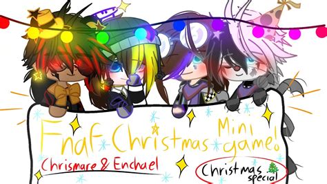 ️fnaf Christmas Mini Game ️ • Cc X Nightmare And Ennard X Michael