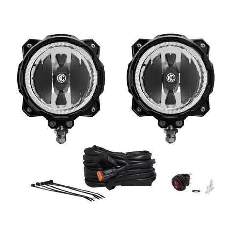 KC HiLiTES Bronco 6 Inch Gravity Pro6 LED Lights Spot Beam 91301