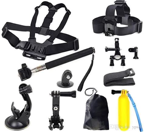 Gopro Hero Accessories Set Helmet Floating Selfie Stick Monopod Chest