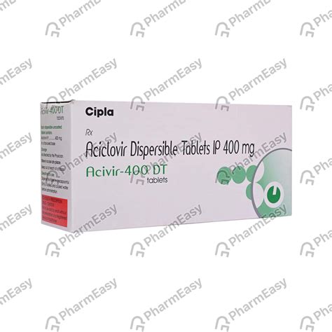 Buy Acivir Dt 400 MG Tablet 10 Online At Flat 15 OFF PharmEasy