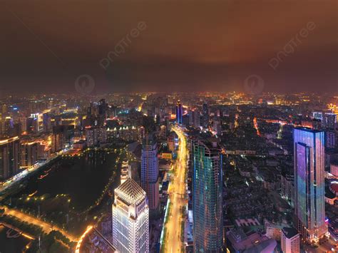 Panoramic Aerial Photography Of The Water Intake Building Of The Wuhan