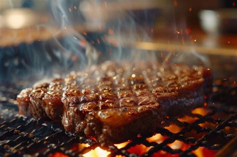 Premium Photo Premium Steak Grilling Over An Open Flame