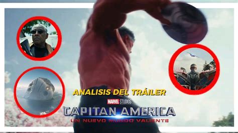 Capitán América Un Nuevo Mundo Trailer Analisis Red Hulk Tiamut